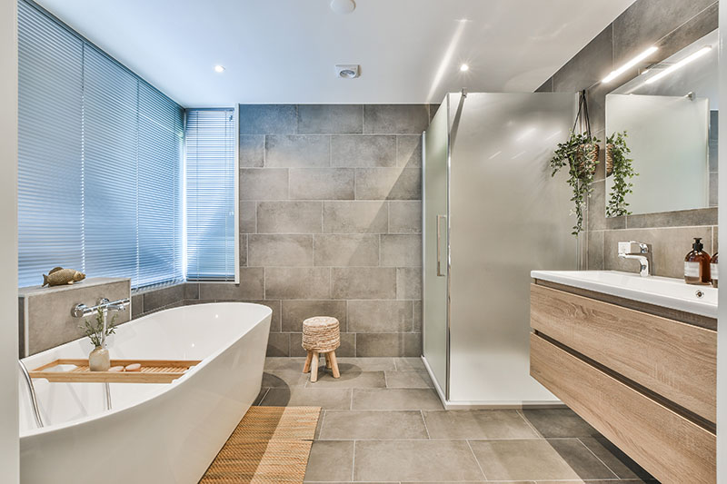 Commande de salle de bain, Le Tampon