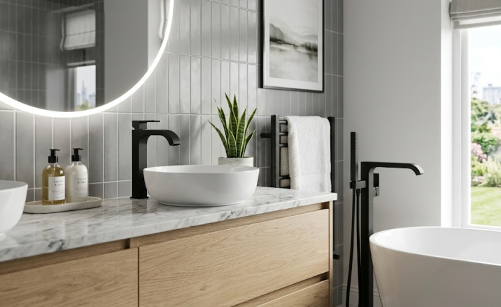 Robinetterie moderne